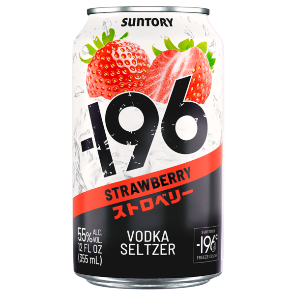 -196 Strawberry Seltzer 4 Pack