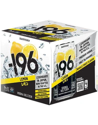 -196 Lemon Seltzer 4 Pack