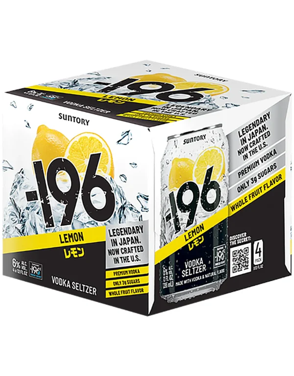 -196 Lemon Seltzer 4 Pack