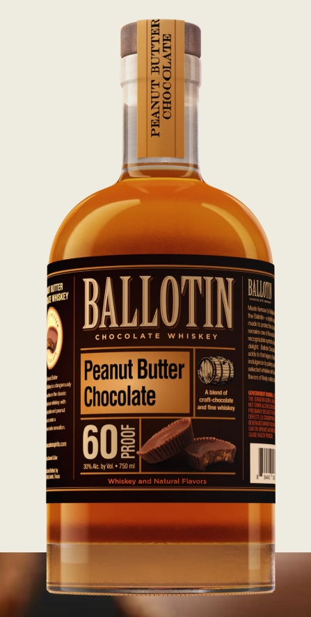 Ballotin Choc Peanut Butter Whiskey 750ml