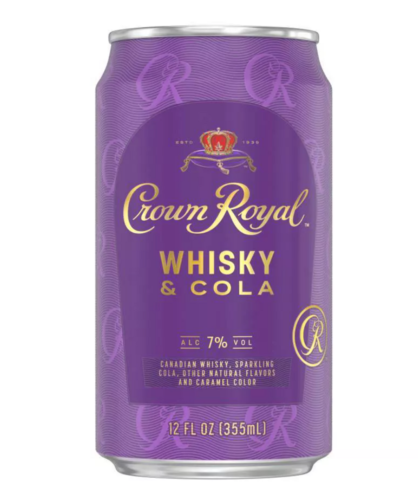 Crown Royal Can Whisky and Cola Single