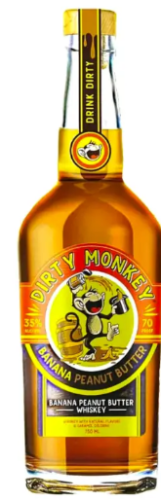 Dirty Monkey Banana PB Whiskey 750ml