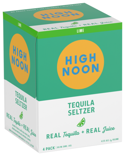 High Noon Tequila Lime 4pk
