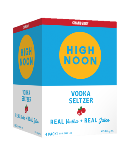 High Noon Cranberry 4pk