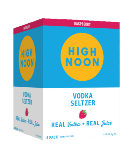 High Noon Raspberry 4pk