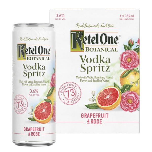 Ketel One Can Grapefruit 4 Pack