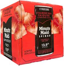 Minute Maid Spiked Strawberry Daiquiri 4 Pack