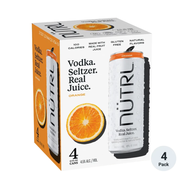 Nutrl Orange 4 pk