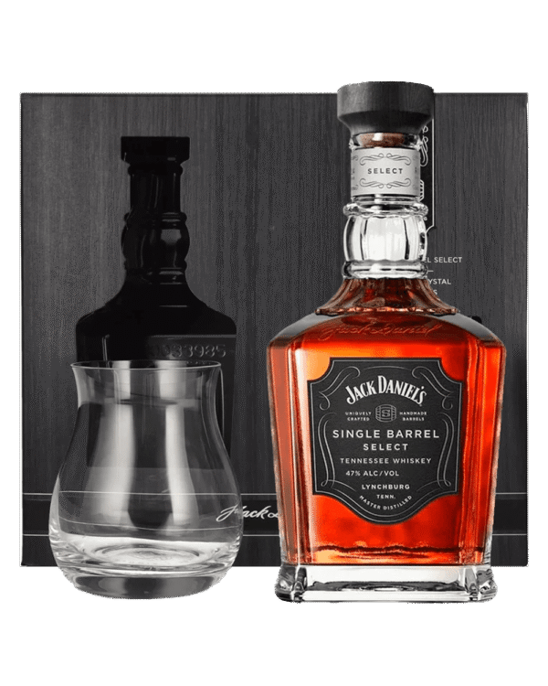 Jack Daniels Single Barrel Gift Set 750ml