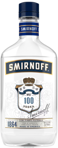 Smirnoff 100 proof 375ml