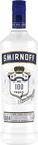 Smirnoff 100 proof 1L
