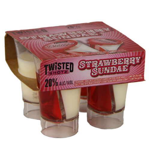 Twisted Shotz Strawberry Sundae
