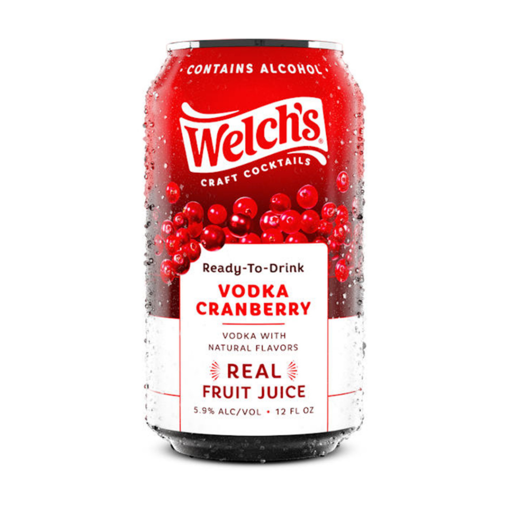 Welch's Vodka Cranberry Can - 12oz. Cans