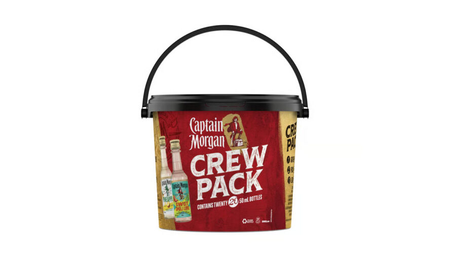 Captain Morgan Spiced Rum Crew Bucket