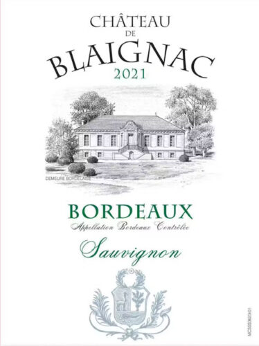 Chateau de Blaignac Sauvignon 750ml