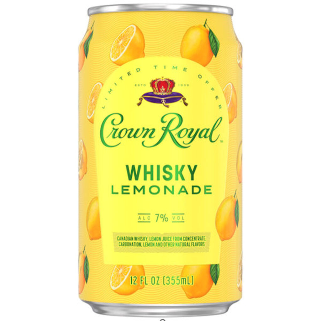 Crown Royal Can Whisky Lemonade Single