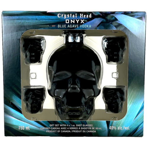 Crystal Head Black Gift Set