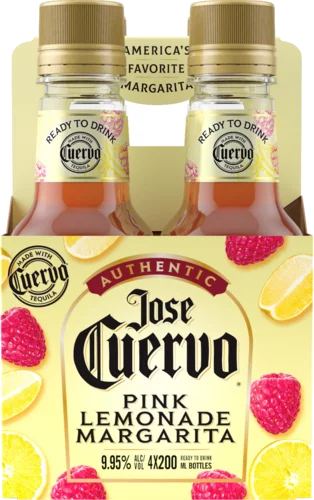 Cuervo Margarita Pink Lem 4 pack 200ml
