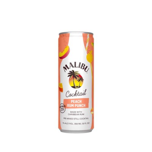 Malibu Peach Rum Can
