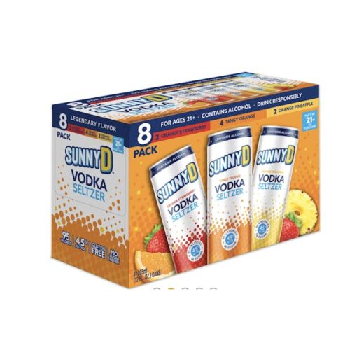 Sunny D Variety 8 Pack  - 12oz.cans