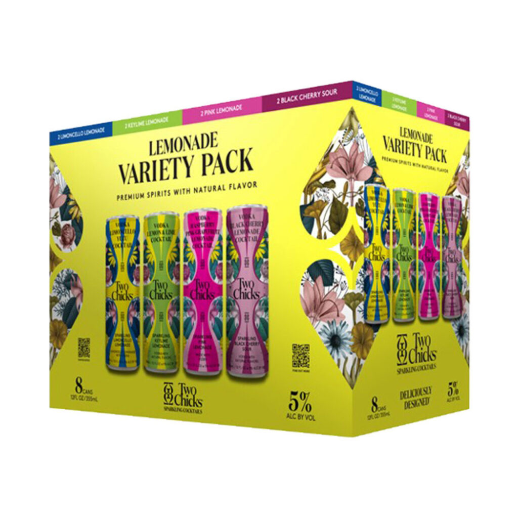 Two Chicks Lemonade 8 pack - 120z. Can