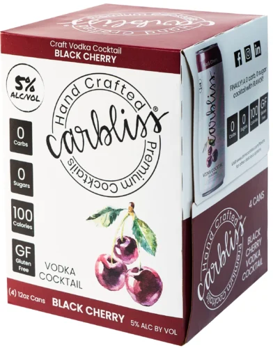 Carbliss Black Cherry 4 pack - 12oz.
