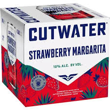 Cutwater Strawberry Margarita 4 pack 12oz. cans