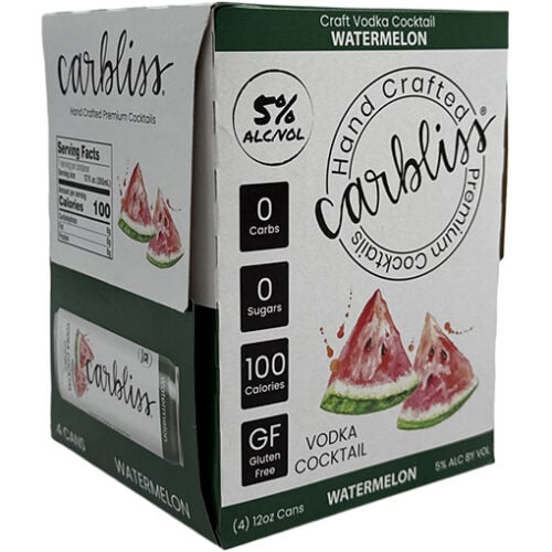 Carbliss Watermelon 4 pack - 12 oz.