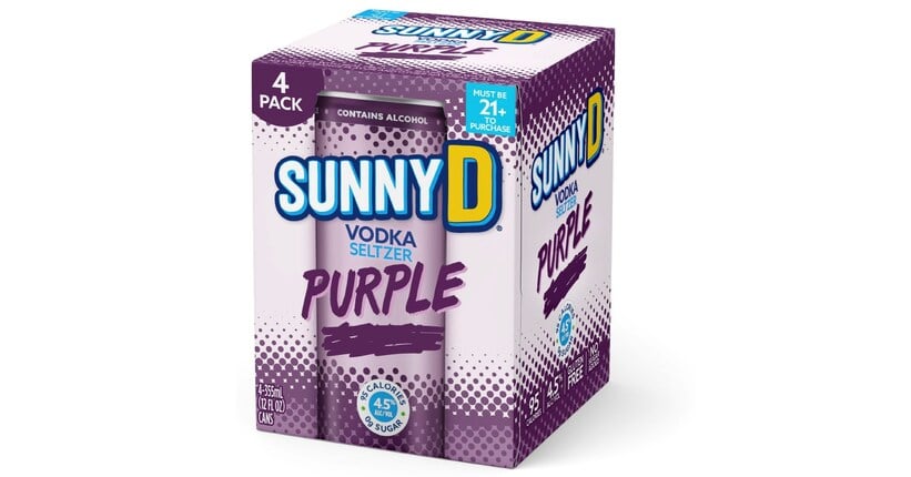 Sunny D Purple 4 pack - 12oz.