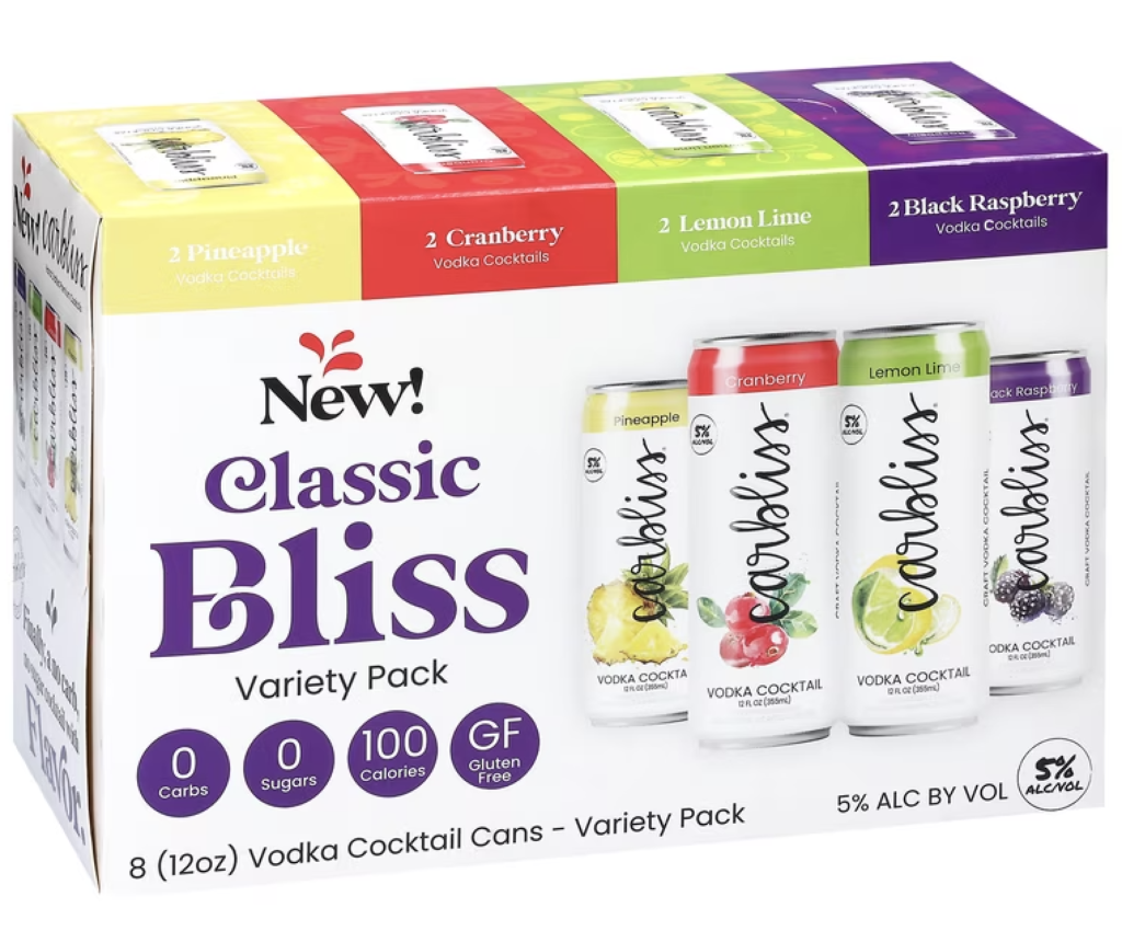 Carbliss Classic Bliss 8 pack - 12oz. cans