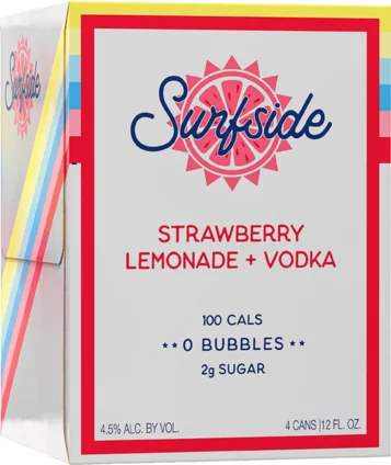 Surfside Strawberry 4 pack 12oz.