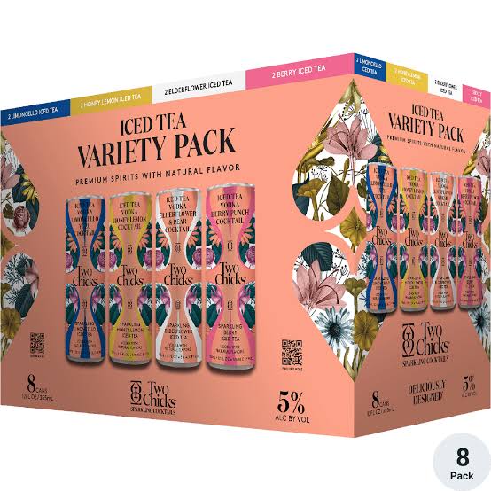 Two Chicks Iced Tea Variety 8 Pack