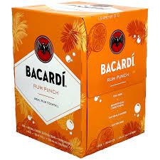 Bacardi Rum Punch 355ml 4 Packs