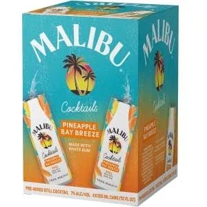 Malibu Pineapple Bay Breeze 4 pack