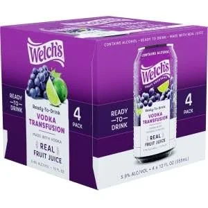 Welch's Transfusion 12oz 4packs