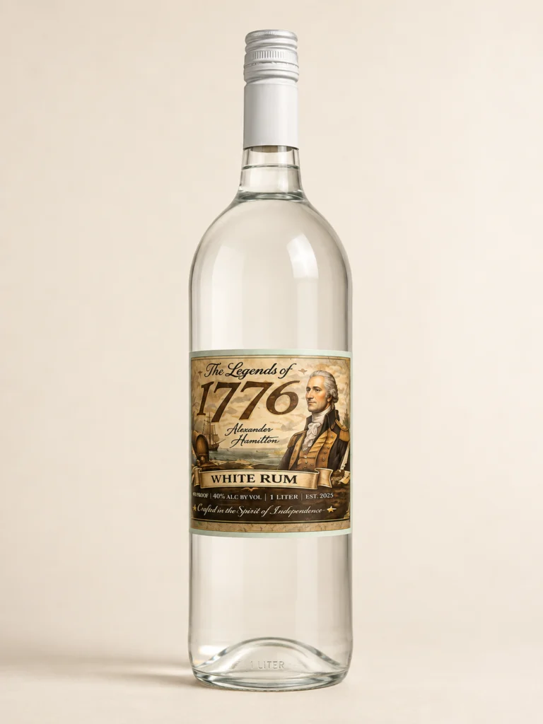 The Legends of 1776 White Rum 750ml