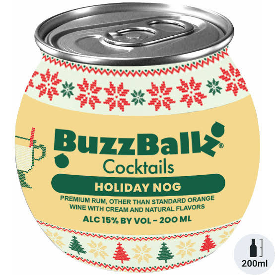 Buzzballz Holiday Nog 200ml