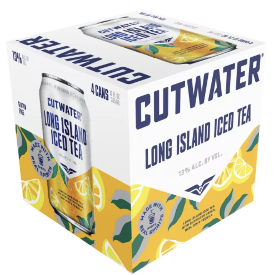 Cutwater Long Island Iced Tea 12 oz 4 pack