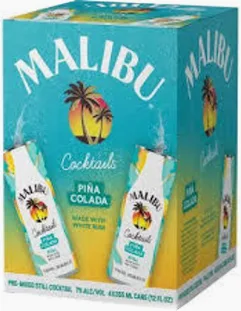 Malibu Pina Colada 4pk 355ml