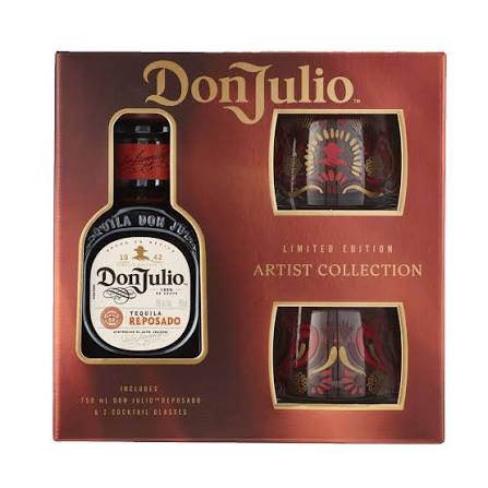 Don Julio Reposado Cocktail Glass Gift Set 750ml